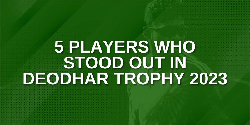 5 Players who stood out in Deodhar Trophy 2023