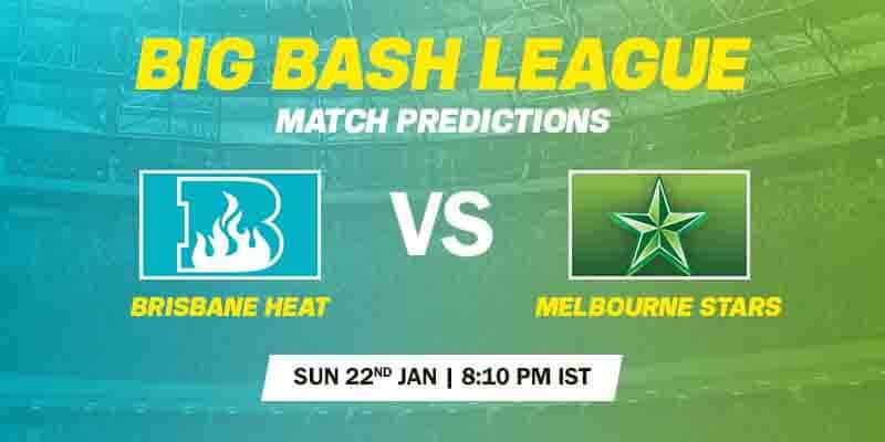 Brisbane Heat vs Melbourne Stars – Big Bash League Prediction
