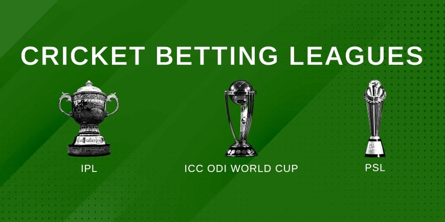 Cricket betting - top leagues