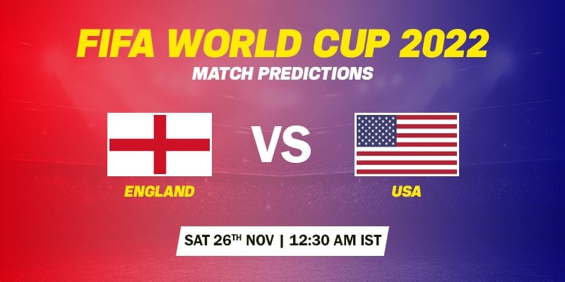 England vs USA in FIFA World Cup 2022