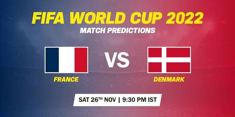 France vs Denmark in FIFA World Cup 2022