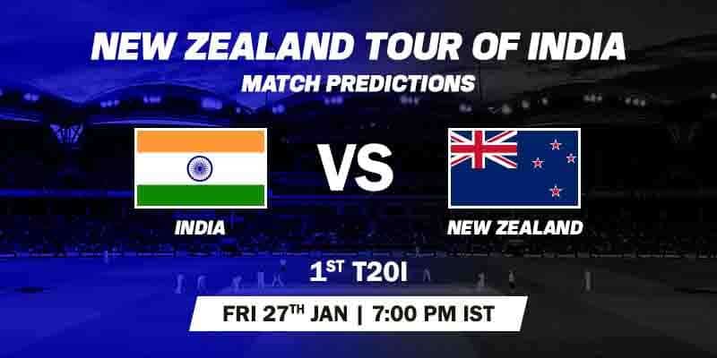India vs New Zealand, 1st T20I – Prediction
