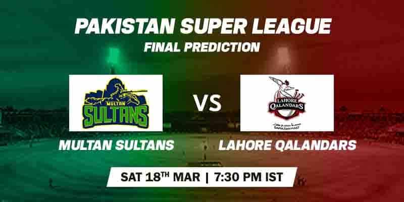 Multan Sultans Vs Lahore Qalandars