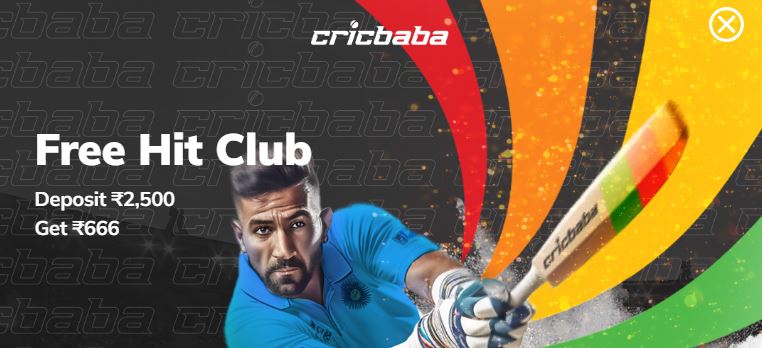 Cricbaba free bet - free hit club