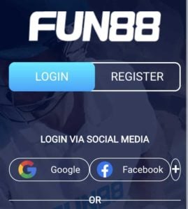 Fun88 app login