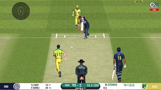 Real Cricket 20 gameplay