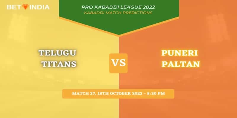 TT vs PUP PKL Match 27 Predictions
