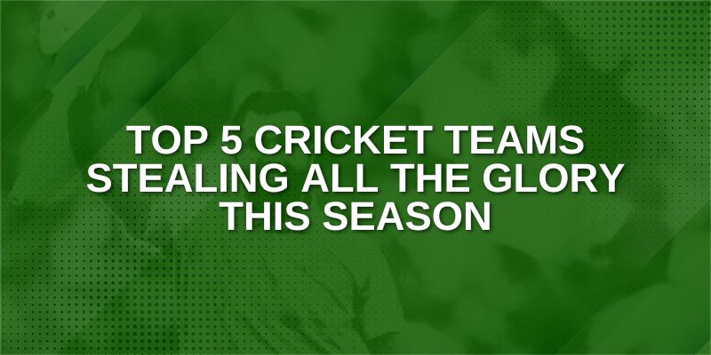 Top 5 Cricket Teams stealing all the glory this season