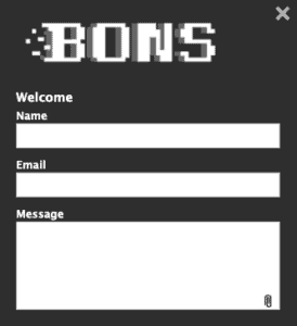 bons live chat support