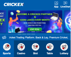 crickex betting events
