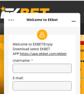 ekbet online chat