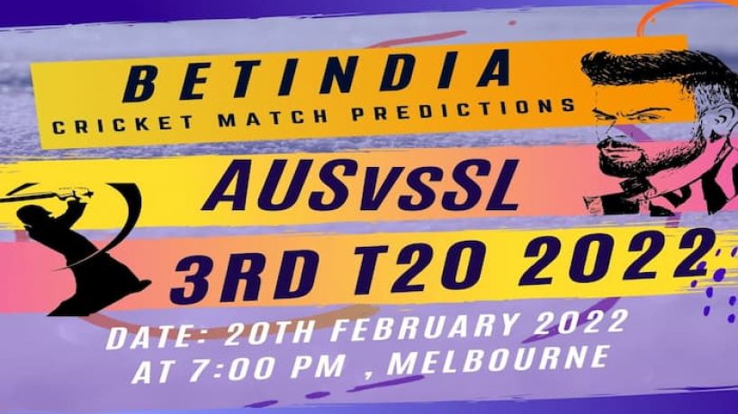 AUSvsSL 5th T20 2022 odds prediction