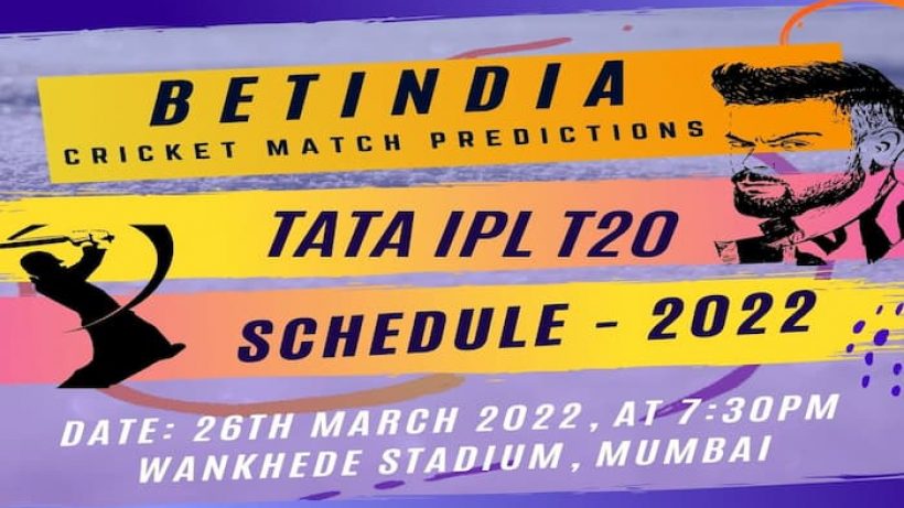 Tata IPL Schedule Prediction