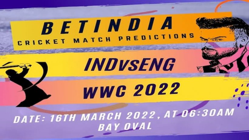 INDvsENG WWC 2022 prediction