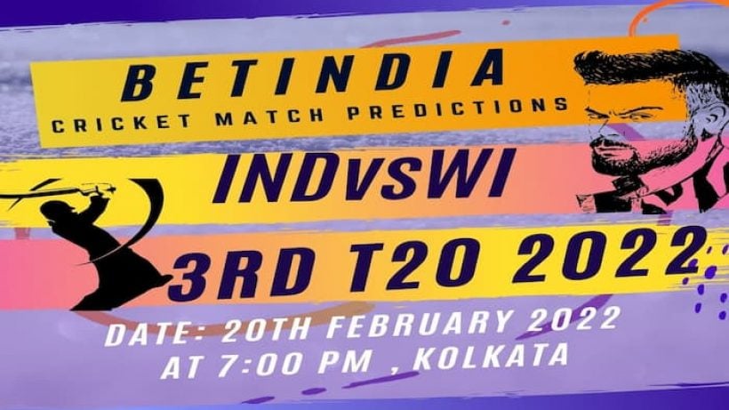 INDvsWI 3rd T20 2022 match