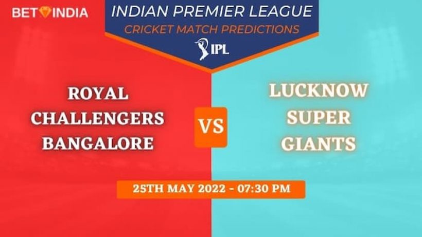 RCB vs LSG IPL 2022 Predictions