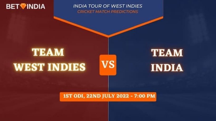 WI vs IND 1st ODI 2022 Prediction
