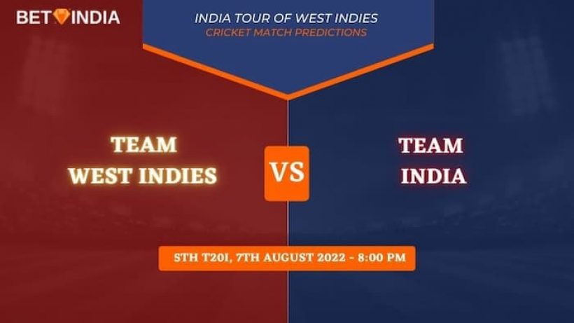 WI vs IND 5th T20I 2022 Predictions