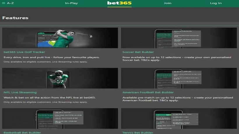 bet365 android app features