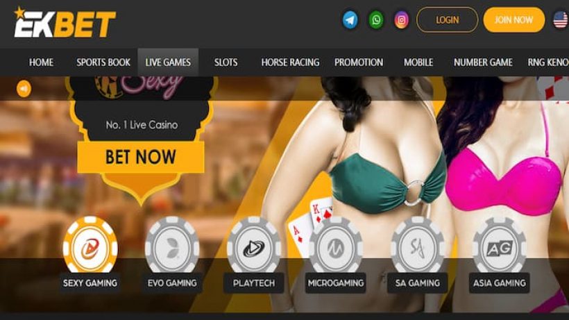 ekbet casino account homepage