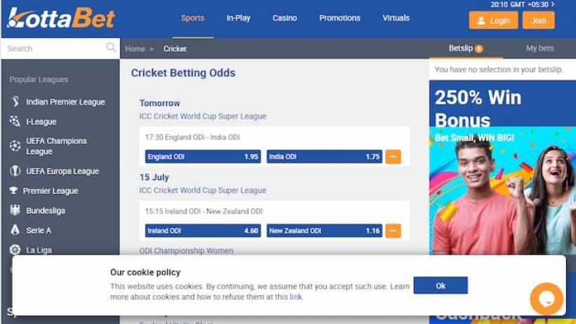 lottabet cricket betting