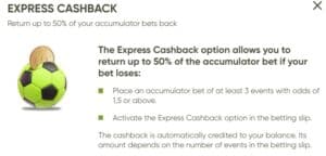 Fresh Casinmo Cashback Bonus