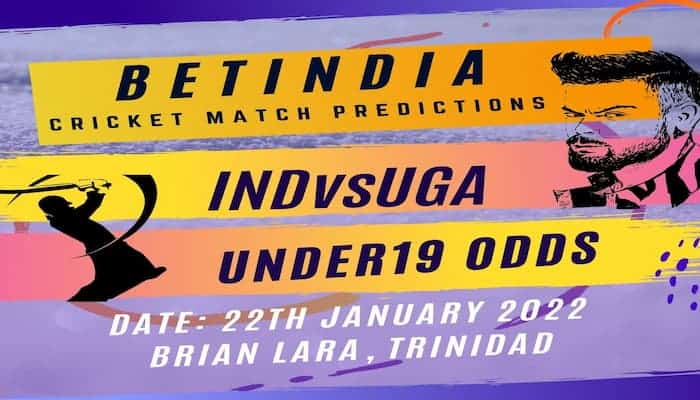 IndiavsUganda Under19 match odds