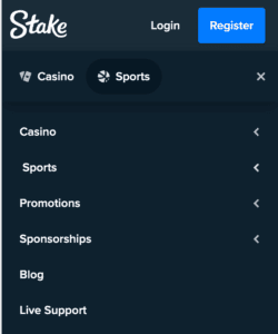 stake betting events