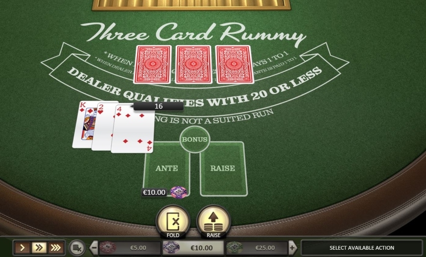 three card rummy sol casino